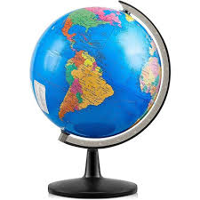 WORLD GLOBE 30CM DIAMETER
