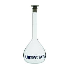 VOLUMETRIC FLASK 500ML (BOROSIL®) PLASTIC STOPPER CLASS B
