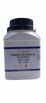 FERROUS SULPHATE HEPTAHYDRATE LR 500G GRIFFCHEM