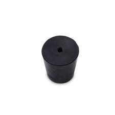 RUBBER STOPPER I HOLE FOR CONICAL FLASK