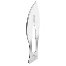 SCALPEL BLADES PKT OF 100-NO.24
