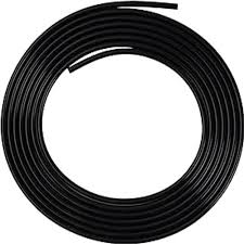 RUBBER HOSE BLACK HEAVY WALL PER METER