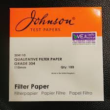 FILTER PAPER JOHNSON 304-110MM