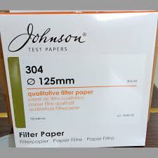 FILTER PAPER JOHNSON 304-125MM