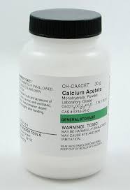 CALCIUM ACETATE 500G GRIFFCHEM