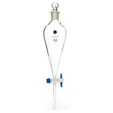 SEPARATING FUNNEL 500ML 6403024 (BOROSIL®) PTFE STOP COCK