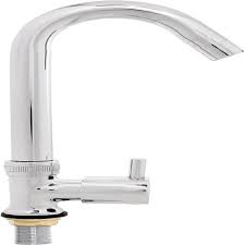 SWAN NECK WATER TAP BLACK 11" SUPERTEK FULL BRASS