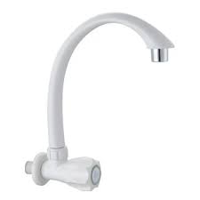 SWAN NECK WATER TAP WHITE 16"GENTRAA