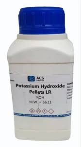 POTASSIUM HYDROXIDE PELLETS LR 500G SDFINE