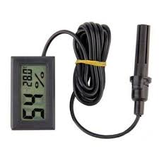 THERMOMETER/HYGROMETER DIGITAL WITH PROBE-50-70C