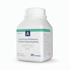 ALUMINIUM POTASSIUM SULPHATE DODECAHYDRATE 500G GRIFFCHEM