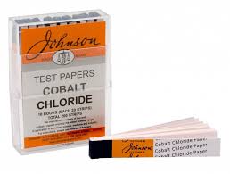 COBALT CHLORIDE PAPER PKT OF 200 LEAVES JOHNSON