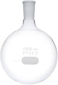 FLASK BOILING-FLAT BOTTOM 1000ML (PYREX)