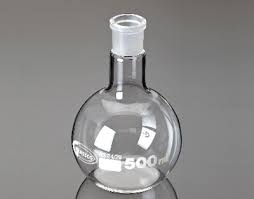 FLASK BOILING-FLAT BOTTOM 500ML, JOINT 24/29 (BOROSIL®)