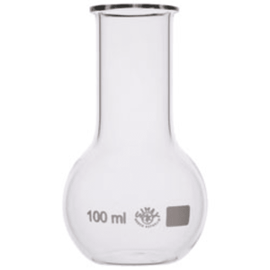 FLASK BOILING-FLAT BOTTOM 100ML (SIMAX)